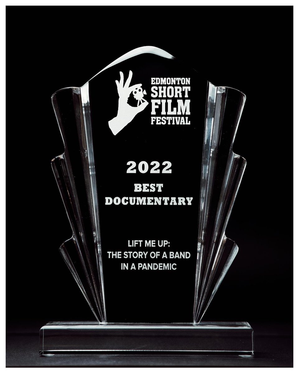 Eden Munro (@edenmunro) on Twitter photo Made a film about a band in the pandemic and won an award for it. Huge thx to <a href="/FilmEdmonton/">Edmonton Short Film Festival</a> for screening Lift Me Up. It was a thrill to see on <a href="/themetrocinema/">Metro Cinema</a> screen. Also thx to <a href="/aylabrook/">Ayla Brook & The Sound Men</a> for letting <a href="/NTTFilms/">NTTFilms</a> film them hauling drums & guitars to the roof of <a href="/StarliteRoom/">Starlite Room</a>. Made a film about a band in the pandemic and won an award for it. Huge thx to <a href="/FilmEdmonton/">Edmonton Short Film Festival</a> for screening Lift Me Up. It was a thrill to see on <a href="/themetrocinema/">Metro Cinema</a> screen. Also thx to <a href="/aylabrook/">Ayla Brook & The Sound Men</a> for letting <a href="/NTTFilms/">NTTFilms</a> film them hauling drums & guitars to the roof of <a href="/StarliteRoom/">Starlite Room</a>.