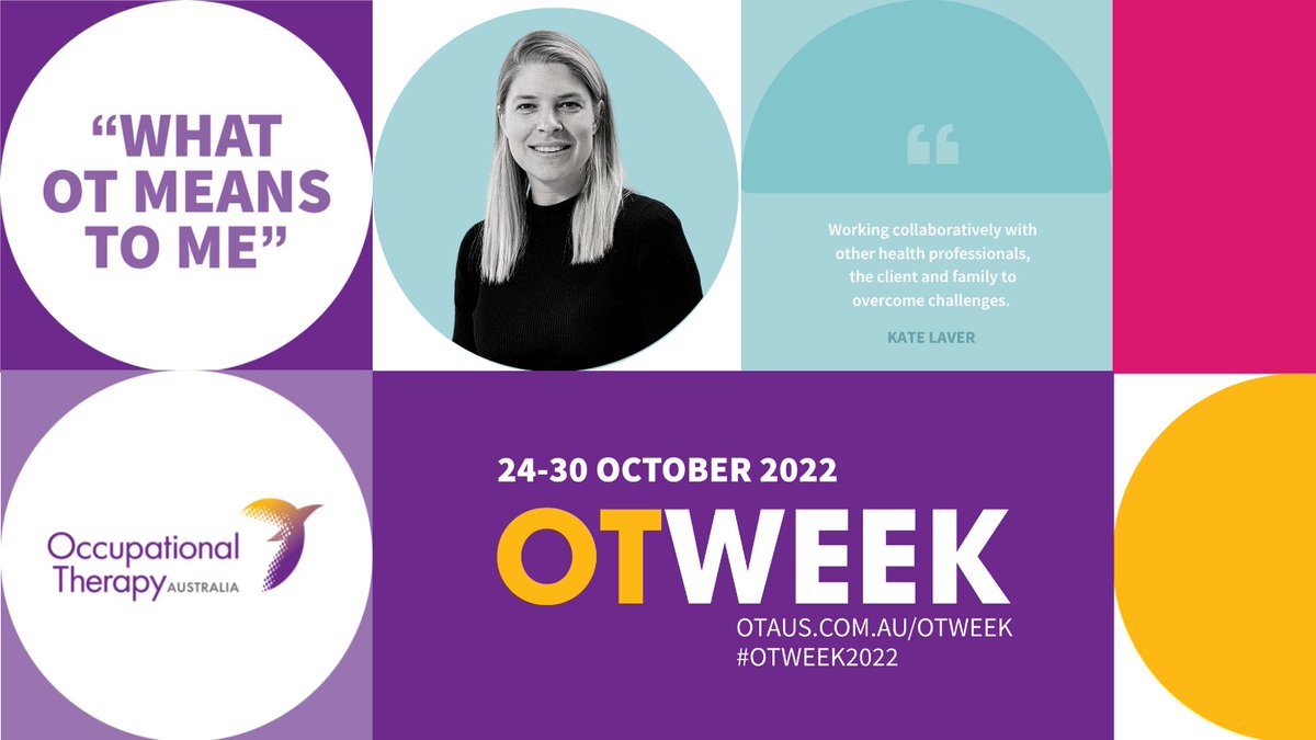 To celebrate #OTWeek2022, we've asked our community to reflect on the positive impact that OT has on themselves and those around them. We'd love you to join us in celebrating OT Week and shining a light on the amazing work OTs do across the community. #WhatOTMeansToMe