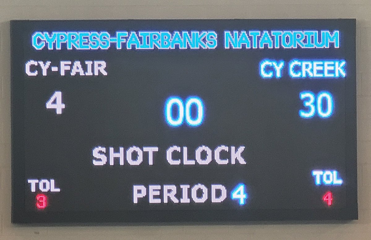 Final Score! On to the next one on Saturday! #ahhccwhat <a href="/CyCreekAquatic/">Cy Creek Aquatics</a> <a href="/cycreekhs/">Cy Creek High School</a>