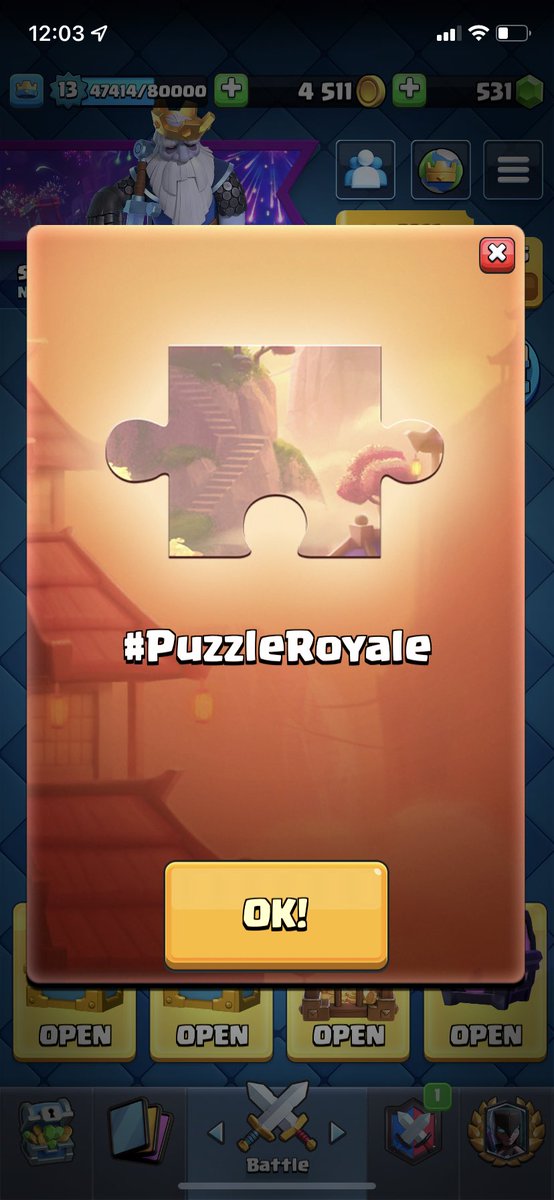 switchfire22's tweet photo. @ClashRoyale #puzzleRoyal https://t.co/PpqKPIQZAF