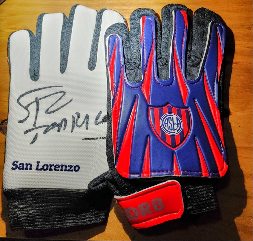 SanLorenzoRedes's tweet image. El sábado 22 de octubre a las 20hs sorteamos estos guantes firmados por Torrico.
Para participar tenés que seguirnos, darle rt a este tweet. Si querés tener más chances suscribite a nuestro canal de Youtube 👇
youtube.com/channel/UCLPtw…
#SanLorenzo
#VamosCiclon