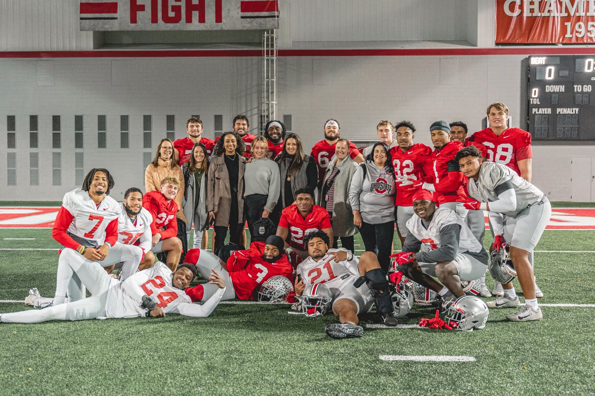 OhioStateFB's tweet image. Thank you @SASSO_OSU for all your hard work and dedication🙌