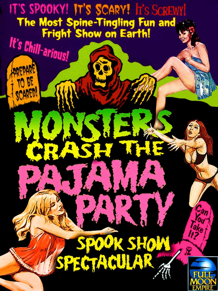 RavenLunachick's tweet photo. Gotta keep it short &amp; sweet again tonight!
How about a classic?😂
#31DaysOfHorror #HorrorMovies
Day 17:#31daysofhalloween
#NowWatching 📽🎞🖤
Monsters Crash the Pajama Party (1965)
Dir: David L. Hewitt
#SomethingWeird #HorrorVision #SpookShowSpectacularAGoGo
Happy #MonsterMonday! https://t.co/KqAqU5g6jq