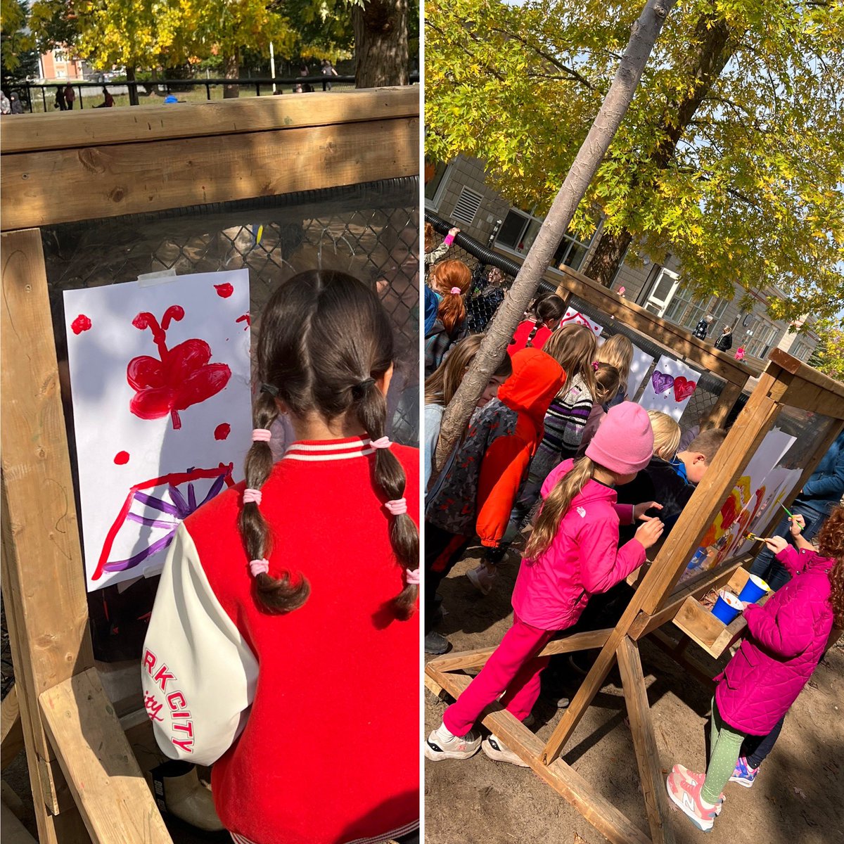 DL_Buts's tweet photo. It was a beautiful day to get #creative outdoors! ☀️🍁🎨 @SMCDSB_SNC https://t.co/tGHWtsrRN2