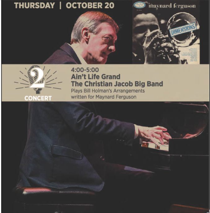Fantastic Band This Thursday 4PM playing with me at the celebration of Bill Holman Festival - Four Points Sheraton / LAX - 9750 Airport Blvd. - I'm super excited!