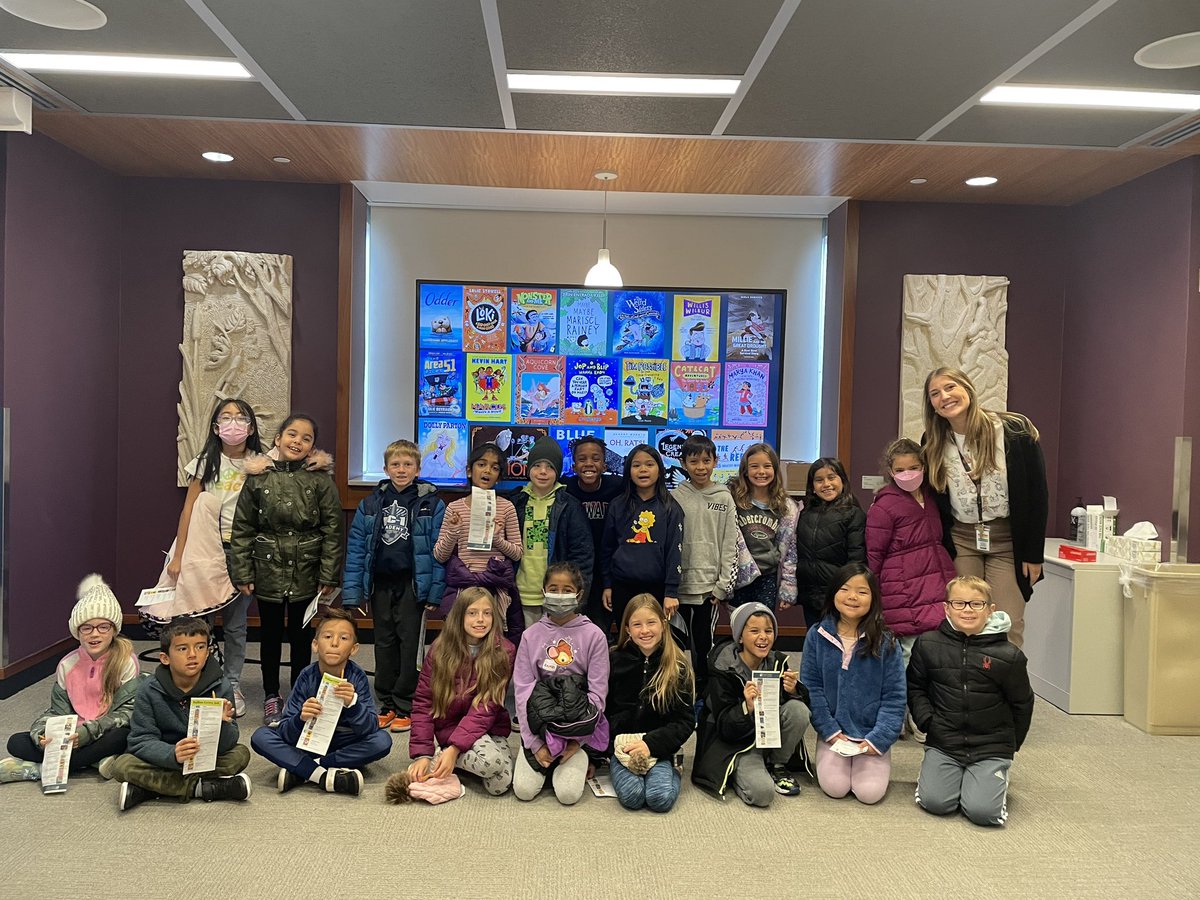 htrudellteacher's tweet photo. We had the best time on our first field trip to @MPPLib. We learned all about new books and the different areas in the library! #iginspires https://t.co/6dAqsNQ2J2