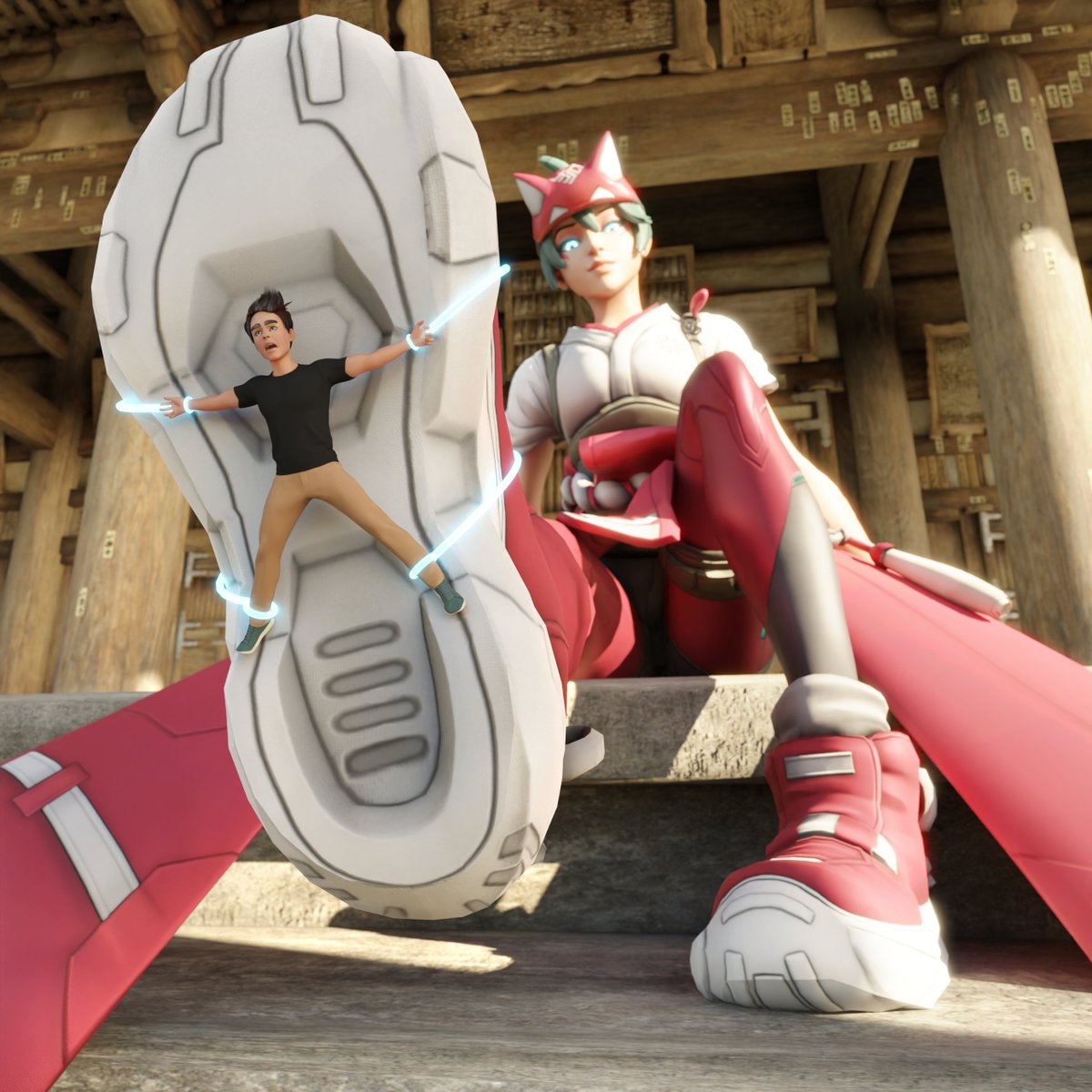 PsyShack3D on X: Don't Mess with the Fox I have Kiriko fever Uncompressed  download: t.coiqxVYUgu6o #giantess #sizetwitter  t.couFGXnQESMN  X