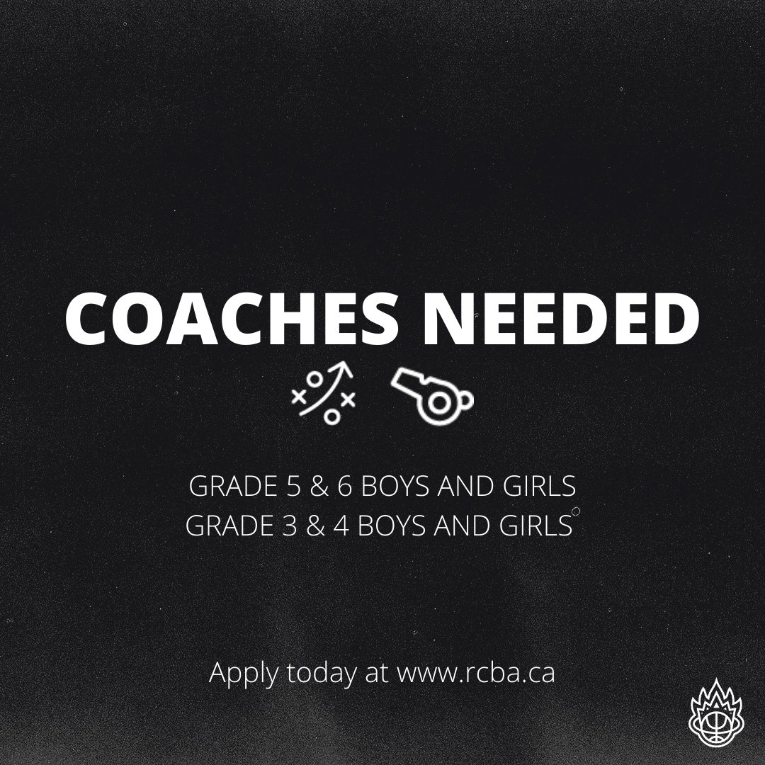 RCBAHoops's tweet image. Call for Coaches

Coaches Needed! 

If you are interested, know of someone that is interested, or would like more information feel free to go online and register 
rcba.ca/rcba/RCBAProgr…

Coaches registration:
app.teamlinkt.com/register/find/…

or send us an email at rcba@sasktel.net