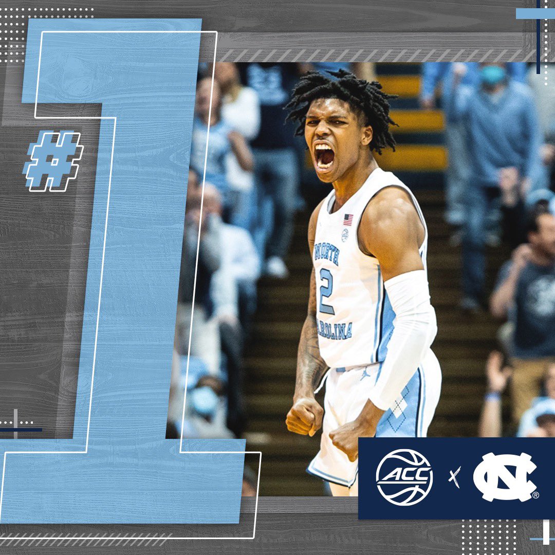 accmbb's tweet photo. Heels here for ONE thing and ONE thing only this season 🏆 😤

@UNC_Basketball | #ACCMBB https://t.co/G65tK33r2U