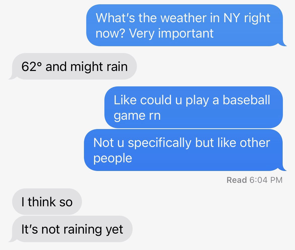 thatrobguy's tweet photo. Text exchange between my son in St. Louis and daughter in New York: #ForTheLand https://t.co/UoC8lNztCT