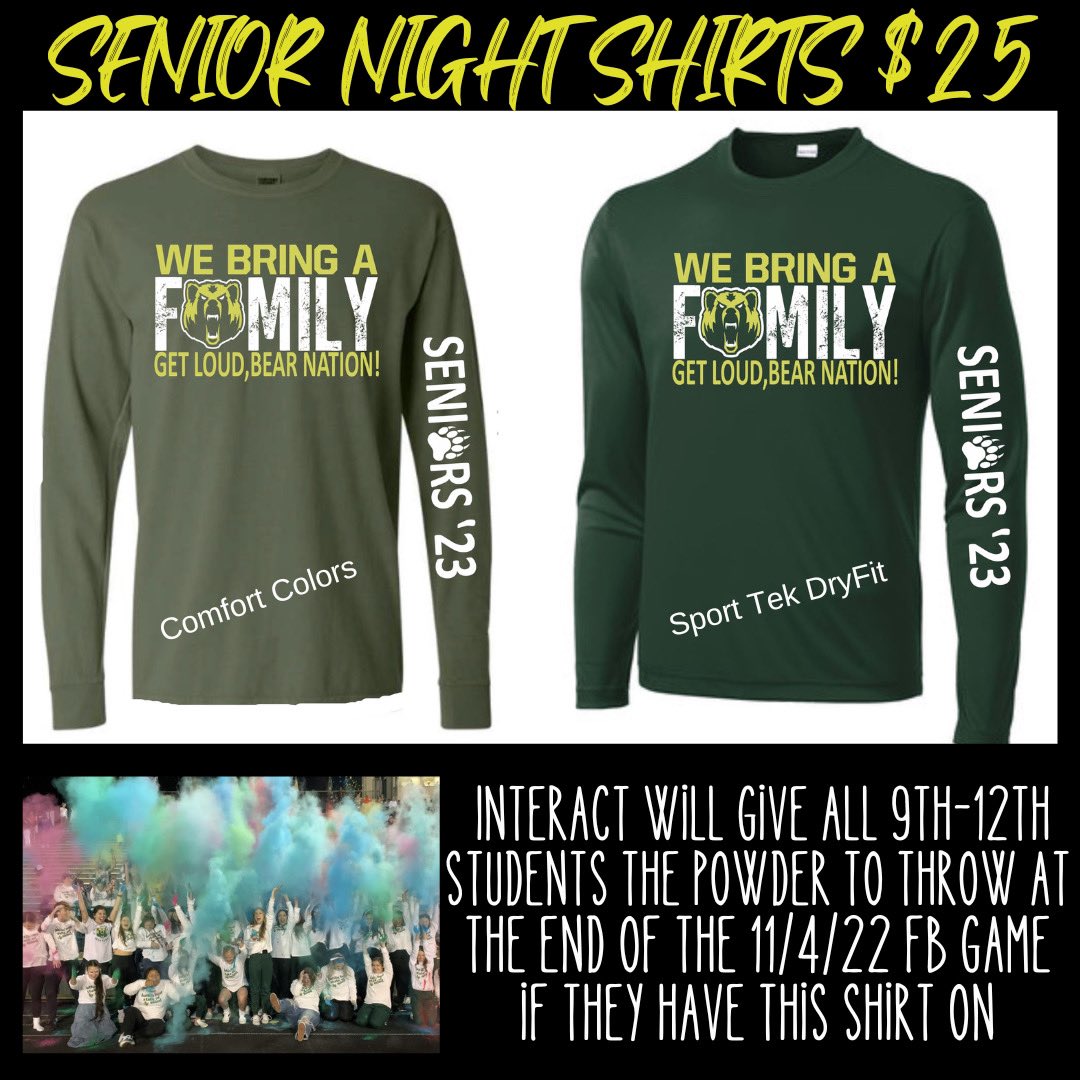 Orders &amp; money due by Friday in the nurse’s office! Don’t miss out!!