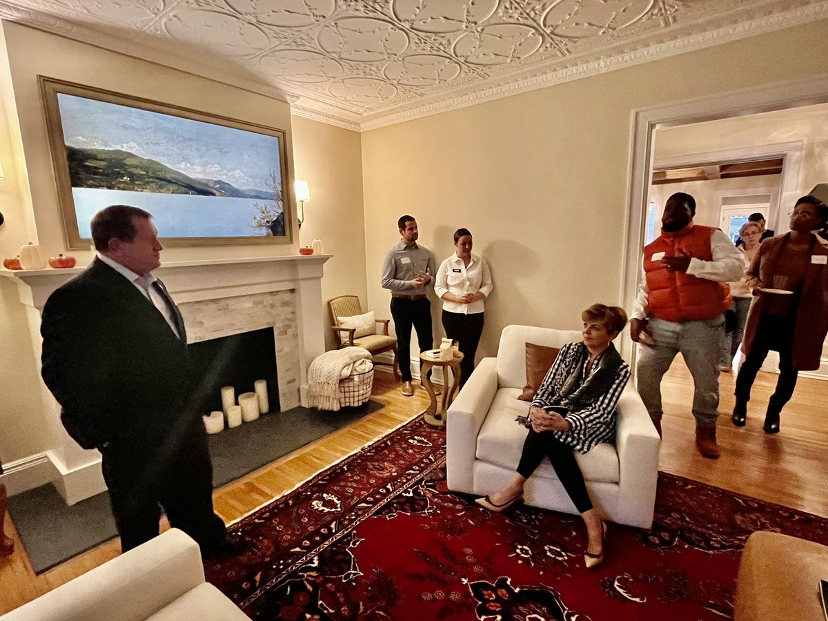 RocCoalition's tweet photo. We were so honored that @RepJoeMorelle asked @RocCoalition to help facilitate a candid conversation and networking event with a group of #GreaterROC young professionals tonight. Thank you to our Advisory Committee member @MarcCohenNY and @EmilyACohen for hosting! https://t.co/tGYJxtOdbA