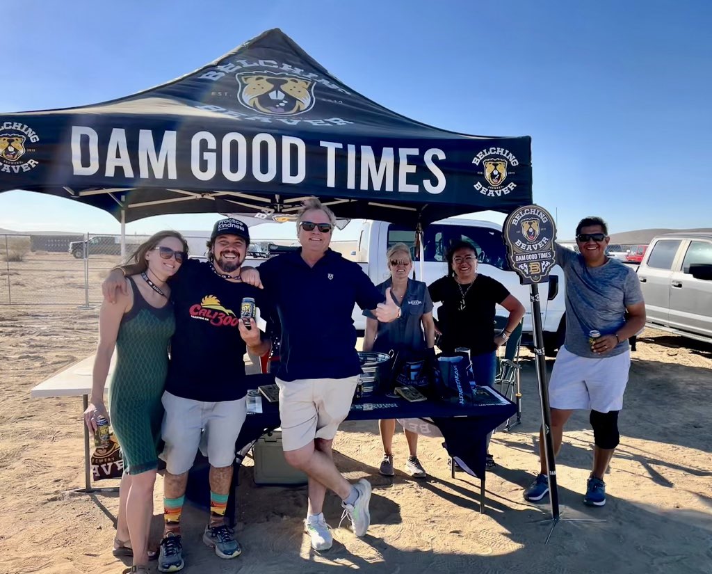 We had a fantastic time at @thecalifornia300! Huge shout out to Matt Martelli for giving us the opportunity to sponsor such an amazing off-road event. Can't wait until next year!!

#damgoodtimes #belchingbeaver #sdbeer #craftbeer #offroad  #cali300 #thecalifornia300
