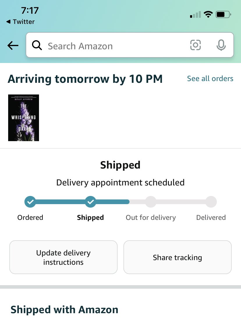MJiffree's tweet photo. So excited for my copy of The Whispering Dark to deliver tomorrow! https://t.co/QtyEfyamxX