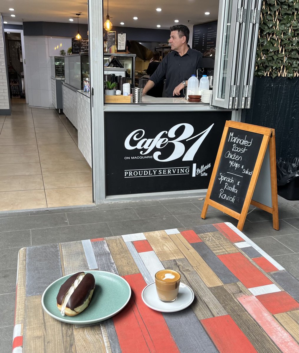CafeReporter's tweet photo. Another morning goodness #cafe31 on Macquarie, perfect delight scream yummy moods popular coffee and food, kitchen sources good ingredients and service @Cafe_Moments @KoutouzisPeter @TheLennoXFiles @TheParraEels @parracity https://t.co/zb39F0VKyr