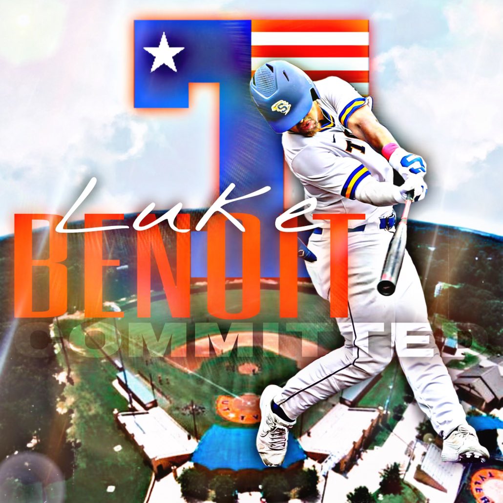 Luke Benoit (@lukebenoit14) on Twitter photo I would like to announce that I will be furthering my academic and baseball career at the University of Texas at Tyler! I would like to thank God, my family, coaches, and everyone else that has helped me get to this point! #GoPats <a href="/uttylerbaseball/">UT Tyler Baseball</a> <a href="/TorBaseball/">T⚾️R Baseball ‘24🌪</a> <a href="/team_louisiana/">Team Louisiana Baseball</a> I would like to announce that I will be furthering my academic and baseball career at the University of Texas at Tyler! I would like to thank God, my family, coaches, and everyone else that has helped me get to this point! #GoPats <a href="/uttylerbaseball/">UT Tyler Baseball</a> <a href="/TorBaseball/">T⚾️R Baseball ‘24🌪</a> <a href="/team_louisiana/">Team Louisiana Baseball</a>
