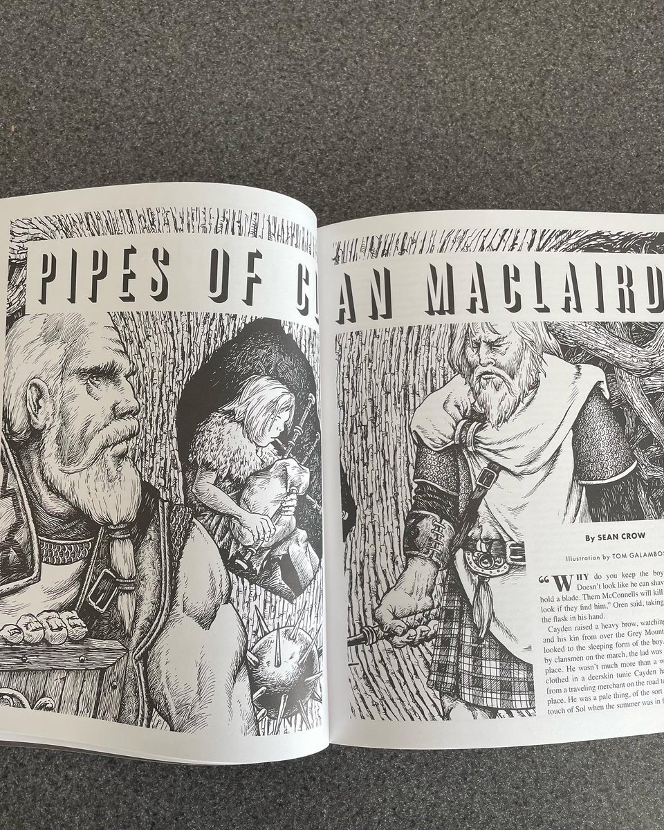 seancrowauthor's tweet photo. Just got home to find that the latest issue of Tales From The Magician’s Skull has arrived. 🥳Sold them a story a while back and I’m thrilled to see it in print! 😁 #swordandsorcery #heroicfantasy #fantasymagazine #AuthorsOfTwitter https://t.co/TVrHXxrMgo