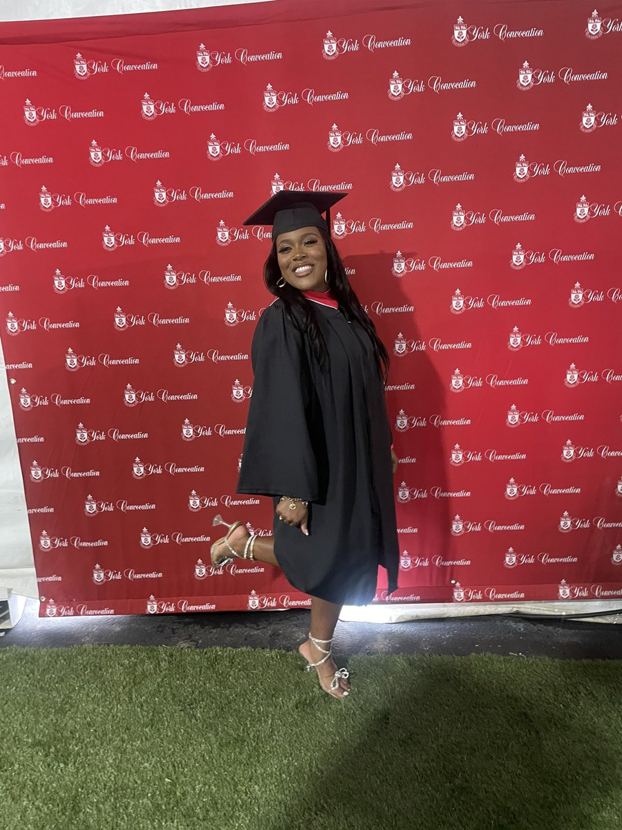 chrysdamarlee's tweet photo. The amount of love that I received this weekend was so heartwarming.๐ฅบ๐ On Thursday, I graduated from York University with a Bachelor of Arts in Criminology with Honours - Summa Cum Laude! ๐ฅณ๐ God is too good.โจ๐ค #gradbae #yorkulions #crimbae #classof2022 #lawyerbae https://t.co/OrGdGSD64V