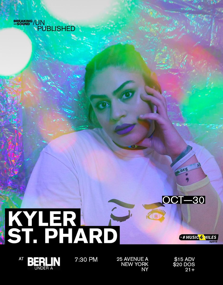 Kyler St. Phard🦋 (@kylersimone) on Twitter photo NYC!!! Playing <a href="/BreakingSound/">Breaking Sound</a> at Berlin Under A on October 30th! So excited for this, I hope I’ll see you there!
21+ wear something spooky👻🎃
link.dice.fm/i278788efdb1 NYC!!! Playing <a href="/BreakingSound/">Breaking Sound</a> at Berlin Under A on October 30th! So excited for this, I hope I’ll see you there!
21+ wear something spooky👻🎃
link.dice.fm/i278788efdb1