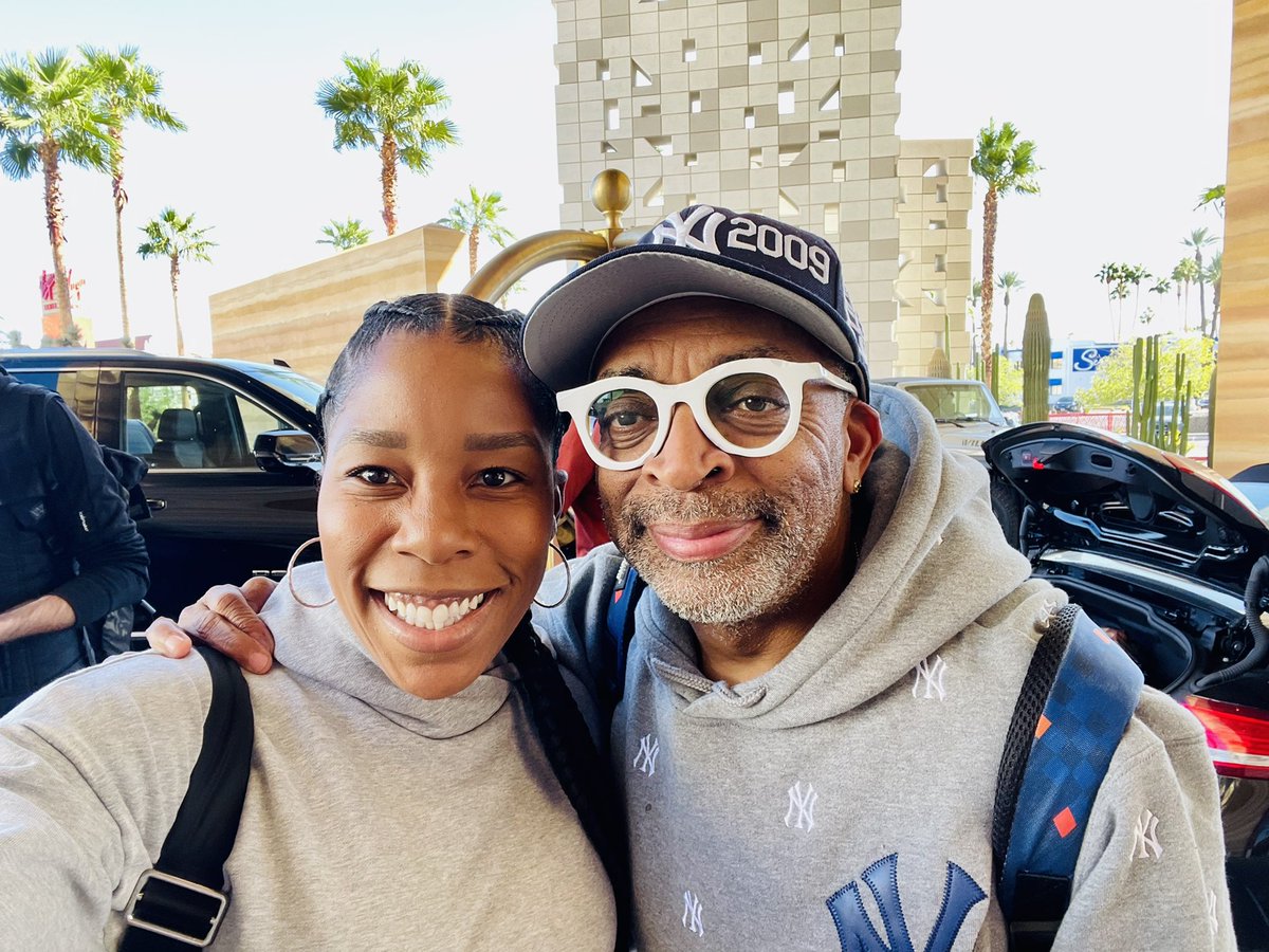 Unbelievable. Living legend. So awesome. I almost forgot my name and where I was from when he asked! #Starstruck #SpikeLeeJoint 🙏🏽🤩🎬