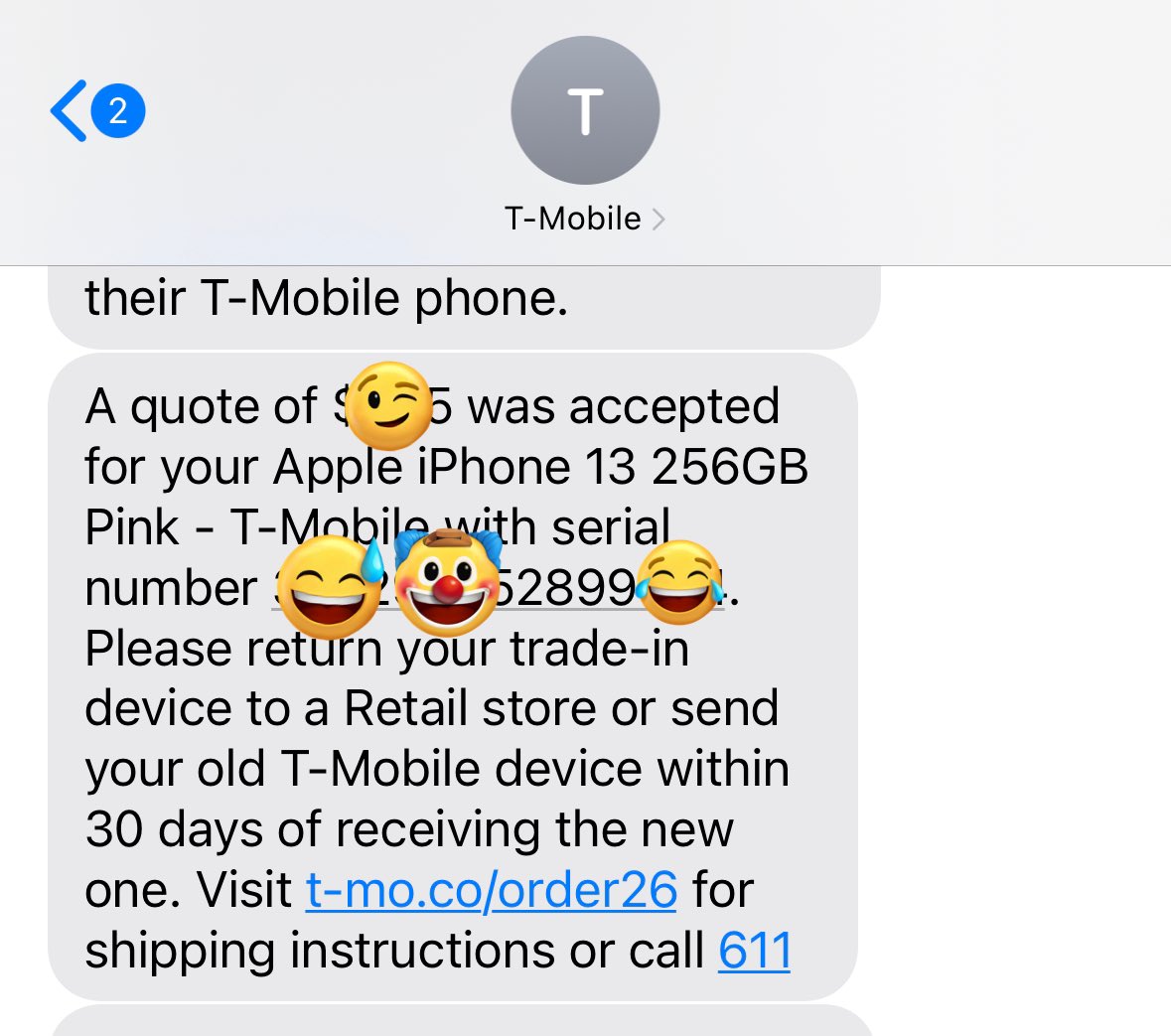 ProudMarketer's tweet photo. Drive to retail store. Was told they can print me a label but i have to ship myself. 😑 Please update your text instructions @TMobile because that was a useless errand.   #mylucklately https://t.co/ZgtUqM82X1