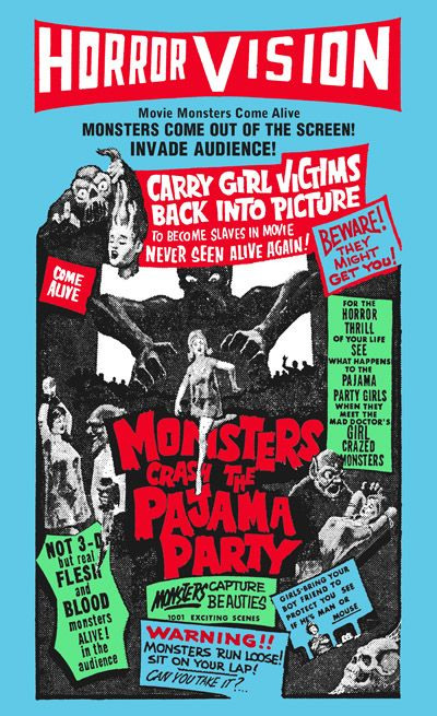 RavenLunachick's tweet photo. Gotta keep it short &amp; sweet again tonight!
How about a classic?😂
#31DaysOfHorror #HorrorMovies
Day 17:#31daysofhalloween
#NowWatching 📽🎞🖤
Monsters Crash the Pajama Party (1965)
Dir: David L. Hewitt
#SomethingWeird #HorrorVision #SpookShowSpectacularAGoGo
Happy #MonsterMonday! https://t.co/KqAqU5g6jq