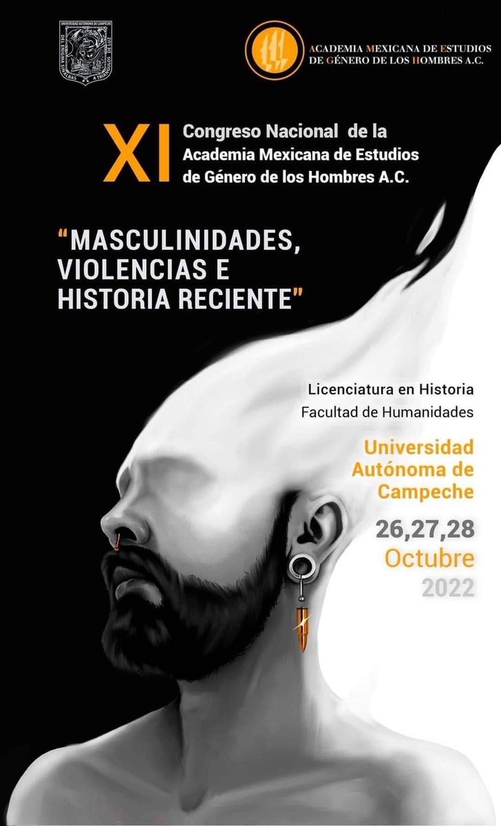 UII_UACAM's tweet photo. Participa en el XI Congreso Nacional de la Academia Mexicana de Estudios de Género de los Hombres A.C.: “Masculinidades, violencias e historia reciente”, que se realizará el 26, 27 y 28 de octubre de 2022.‼️

Programa de Actividades en https://t.co/3Tl3ZVGDQ0 https://t.co/sdBBEUWCGa