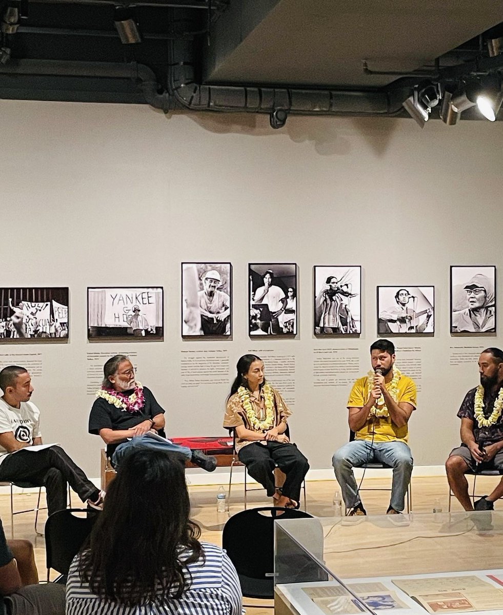 capitolmodern's tweet photo. Mahalo Richard Hamasaki for his participation and photos at Saturday's #ArtinConversation with local filmmakers Justyn Ah Chong, ‘Āina Paikai, and Sancia Miala Shiba Nash. Mahalo, also, to Josh Tengan for moderating! 🎬
.
.
#HT22 #HiSAM #Filmmaking #KanakaCinema #FilmHawaii https://t.co/Rj8ShdLlWO