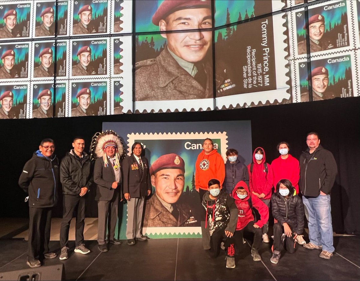 As Chief of the Brokenhead Ojibway Nation it was a great honour to be able to tell the great story of our Sergeant Tommy Prince and he will forever be recognized by our community as a true Canadian hero! 

#brokenheadojibwaynation #indigenousheroes ##sergeanttommyprince