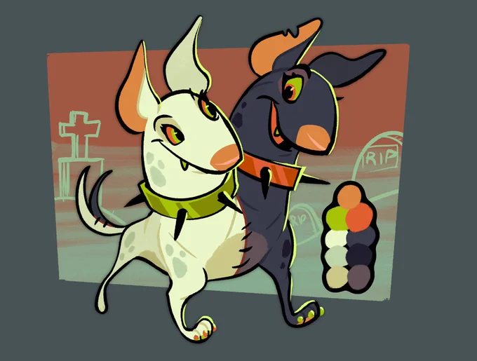 Just dropped my Halloween adoptables, so here they all are in one post! Their listings will be below  