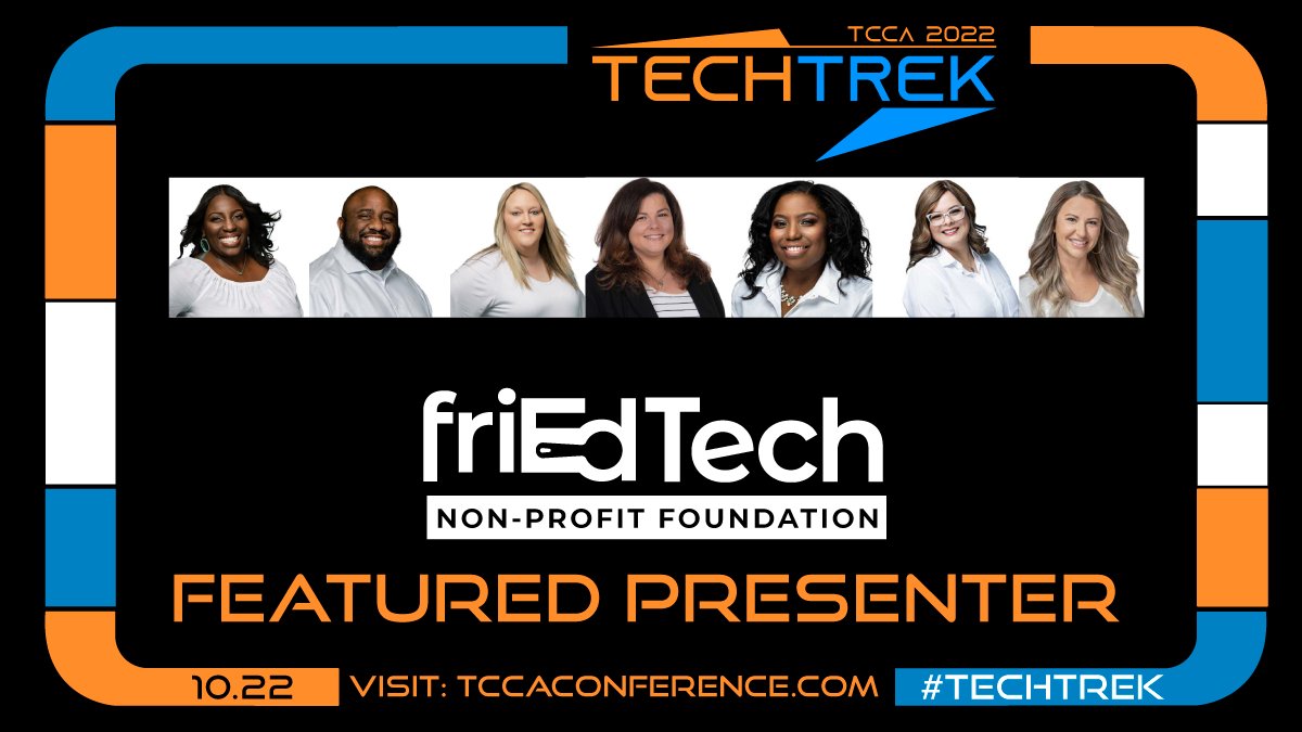Make sure to attend sessions with featured presenters from <a href="/friEdTechnology/">friEdTechnology Team</a> on October 22! Register today at tccaconference.com. Free admission + lunch! Plus 7 CPE hours! Check out the app for full schedule! <a href="/AldineDLS/">AldineISD Digital Learning</a> <a href="/AldineISD/">Aldine ISD</a> <a href="/AldineISDTech/">Aldine ISD Technology Services Department</a> #TCCA2022 #TechTrek #DLSbyDLS