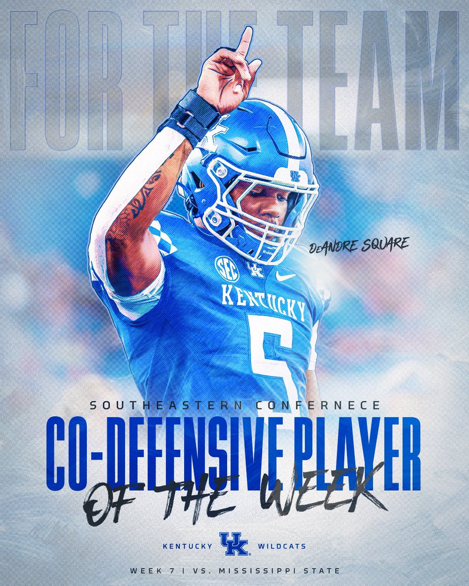 Congratulations to <a href="/d_square10/">DeAndre Square</a> who won SEC Co-Defensive Player of the Week 💪