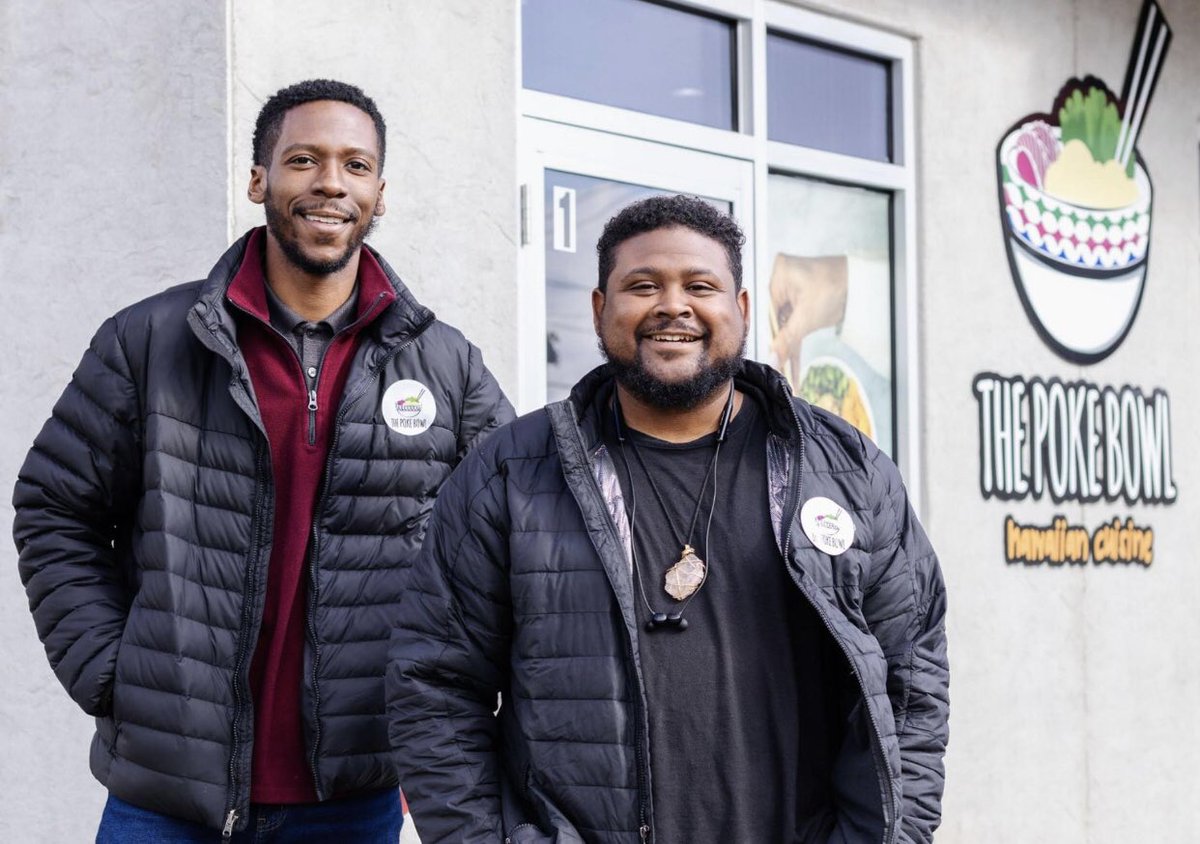 FlintSOUP's tweet photo. EVENT: Flint SOUP Alumni Presenter #4~ RSVP to support Jeron Dotson and Justin Bush, Co-Owners of The Poke Bowl LLC on October 18th at First Presbyterian Church of Flint! Doors open at 5:15pm. $5 (cash) at the door https://t.co/reNGBWTdYf https://t.co/or2WVKO7aB