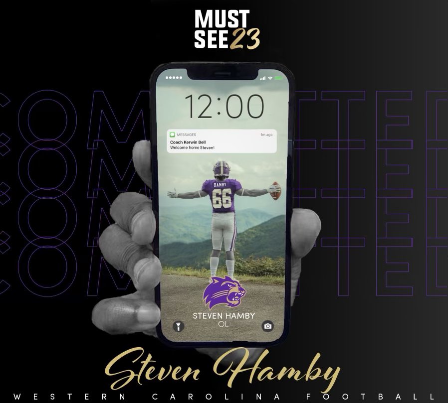 After an amazing conservation with Coach Jeremy Darveau I am 100% committed to WCU! I am grateful to everyone who helped me get here! <a href="/CoachKerwinBell/">Kerwin Bell</a>  <a href="/Kb1Raw/">Coach Kade Bell</a> <a href="/CoachDarveau/">Jeremy Darveau</a> <a href="/CoachWellsWCU/">Rylan Wells</a> @ToddShealy7 <a href="/CoachBurgerWCU/">Jeff Burger</a> <a href="/Football_Hounds/">🐾 Greyhound Football 🐾</a> <a href="/CoachCowan/">Rydell Cowan</a>