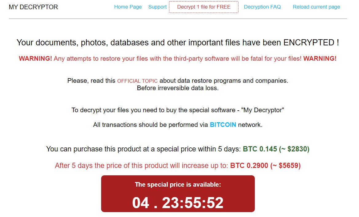 ℹ️ Following the great research by <a href="/stoerchl/">stoerchl</a>, here's a live #Magniber ransomware infection

Magnigate:
goscale[.]uno

Magniber download:
sopush[.]email

In this case the payload was an MSI:
SYSTEM.Antivirus.Hotfix.a6a905ec1f8a.msi

virustotal.com/gui/file/34d40…