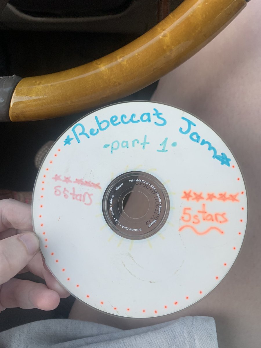 draw_rod's tweet photo. wailing at this CD I burned when I was 8 why is it alphabetical https://t.co/zc4hUyh7CD