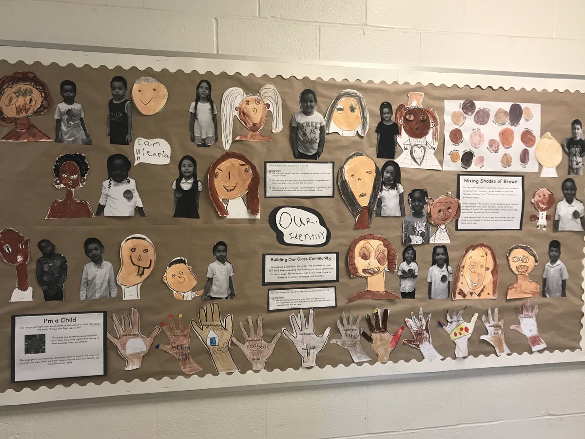 BlaydonPs's tweet photo. ⁦@BlaydonPs⁩ grade 1s students building class community and exploring identities… what makes each student unique? ⁦@tdsb⁩ @LC2_TDSB⁩ ⁦@DomenicGiorgi⁩ ⁦@EarlyYearsTDSB⁩ #inclusive #equity #identity https://t.co/q18gy3ZzU6
