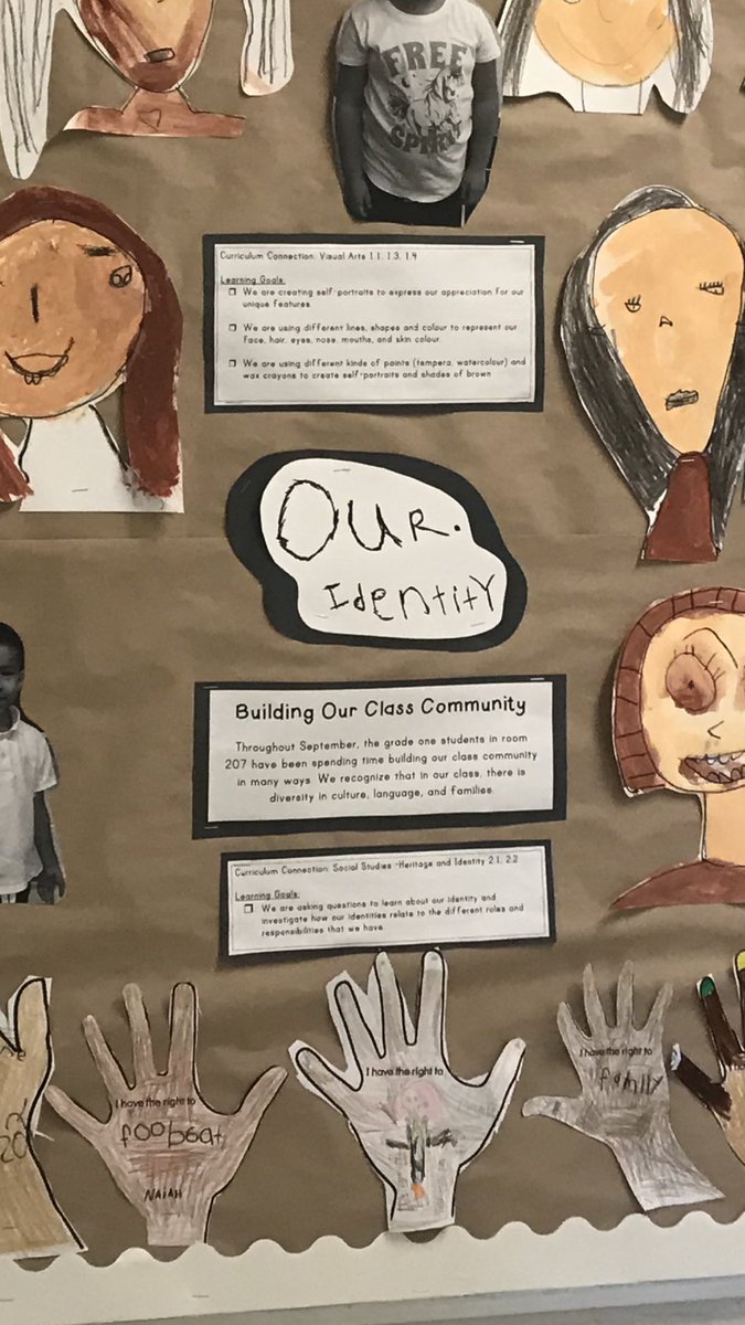 BlaydonPs's tweet photo. ⁦@BlaydonPs⁩ grade 1s students building class community and exploring identities… what makes each student unique? ⁦@tdsb⁩ @LC2_TDSB⁩ ⁦@DomenicGiorgi⁩ ⁦@EarlyYearsTDSB⁩ #inclusive #equity #identity https://t.co/q18gy3ZzU6