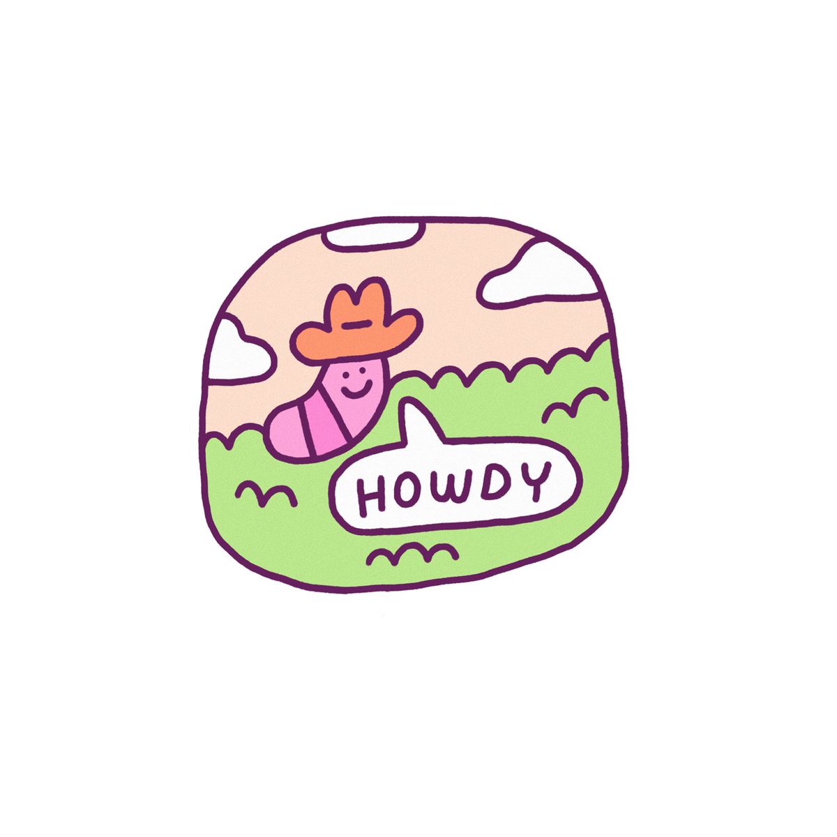 momodraws's tweet photo. Would you still love me if I was a cowboy worm https://t.co/QflFURY0rq