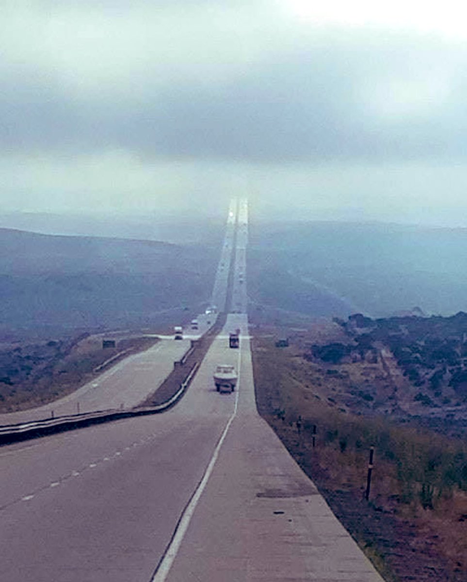 This spot on I-80 in Wyoming is known as the Highway to Heaven.