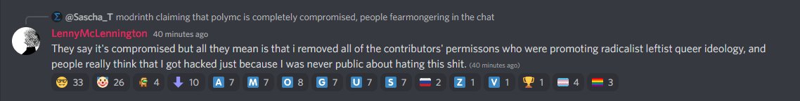 lothrazar's tweet image. Decide for yourself i guess? Semi Hostile takeover?? #polyMC