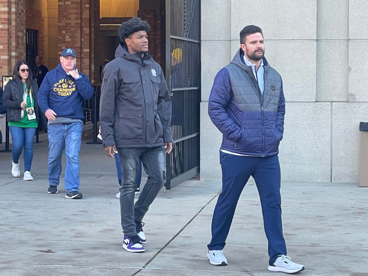 2023 three-star athlete Brandyn Hillman visited Notre Dame for the first time last weekend. What message did the Irish give him as he departed back to Virginia? What did he think of Marcus Freeman? How did the visit go? All of that here. 📰: notredame.rivals.com/news/2023-thre…