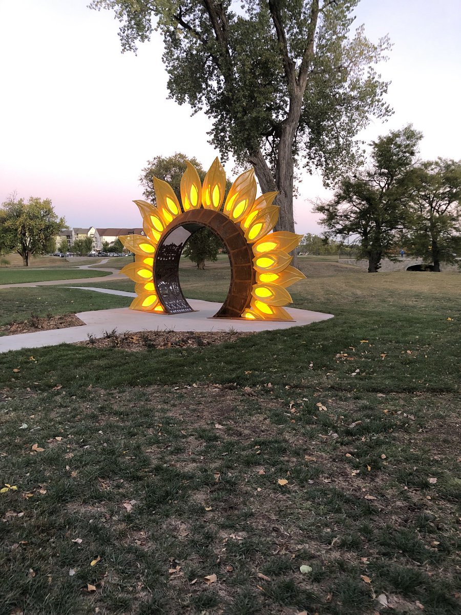 ⁦proud to cut the ribbon on this fantastic piece of public art. This is what philanthropy can do in public places. You need to check it out! ⁦<a href="/JCPRDparks/">JCPRD</a>⁩
