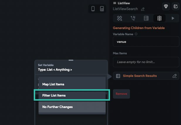 flutterflowtips's tweet image. Now @flutterflow, You can filter any list.

Generate your list, and you can filter the items on the list now based on any condition.
Want to show items only if the text is not equal to “Dummy”?

No need to use show/hide method on your items now.
#flutterflow #flutterflowtips