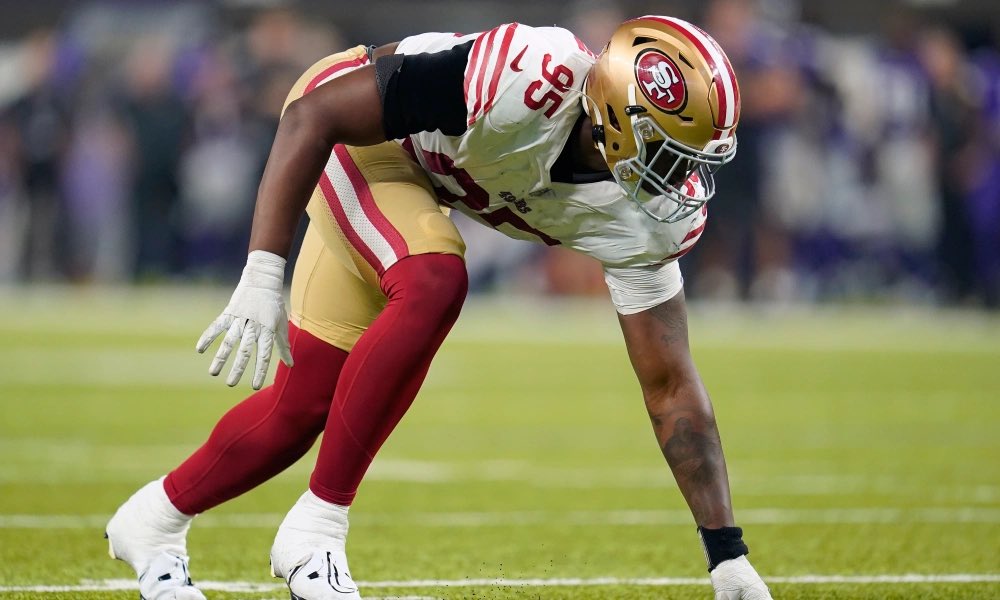 49er_edits's tweet photo. NFL Rookie Sack Leaders
Drake Jackson - 3
Aidan Hutchinson - 3
Logan Hall - 2
Jaquan Brisker - 2
Jermaine Johnson - 1.5
Dominique Robinson - 1.5
#49ers #FTTB #DrakeJackson #USC @uscfb https://t.co/VZh6hwQQDY