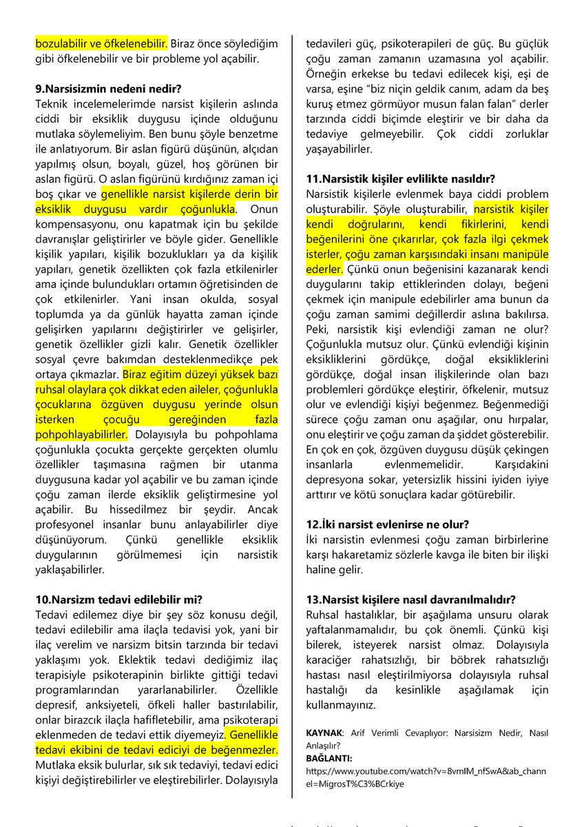 @xxkarataylanxx Çünkü o koltukta bir narsist oturuyor. Onlar her zaman haklıdır, empati hiç yapamazlar ve eleştiriye kapalıdırlar.