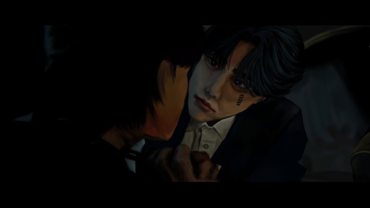 gxxdramil_PRN's tweet photo. #IntoTheCinemaPRNxWSM

[서문조 | Strangers from Hell]

[⚠️มีด, แทง, ฆาตกรรม⚠️
เห็นหน้าแป๋วแหววของอีดงอุคแล้วนึกถึงน้องกู๊ดเลยค่ะ ตอนแรกจะวาดท่านยมใส่หมวกนอน แต่ขก.วาดลายผ้มห่ม555 เลยเป็นอันนี้แทน เพราะถมดำเยอะ---] https://t.co/Jlz32t9tvh