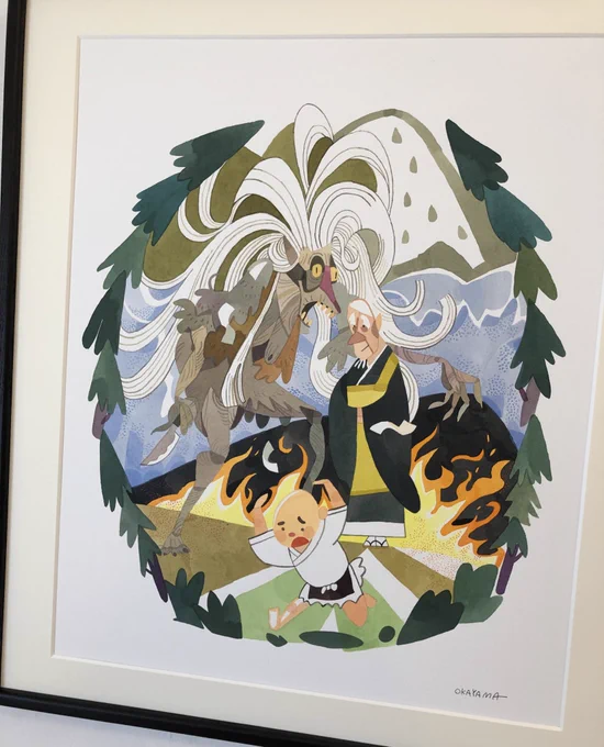 『児童書のお仕事おまちしてます』展に行ってきました!!(タイトルが良)同じテーマでもタッチの違いでここまで違った絵になるのおもしれ〜!と楽しませて頂きました色々こやまさんから絵のお仕事についても教えて頂けたので大変勉強になりました……!!ありがとうございますbig学び 