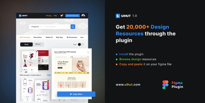 UiInside's tweet photo. Great News: Figma Plugin Published for everyone Figma Plugin URL: https://t.co/07GRw1vWaR Access 20000+ Design Resources that will boost your workflow 10X faster than before. Discover UIHUT, The most powerful and largest design resources platform. #uihut #figmaplagin #uihutplugin https://t.co/gG46H6UK6j