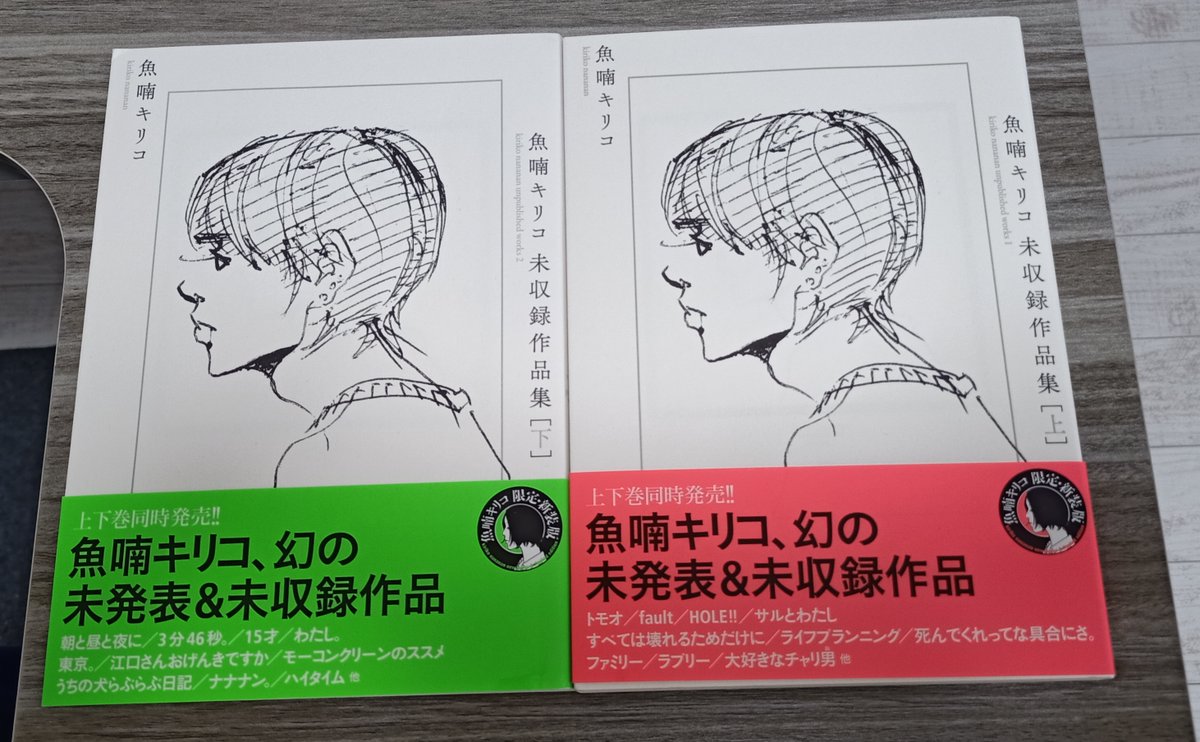 Finally was able to get these two beautiful books! My @NanananOfficial collection in Japanese is almost complete. I hope she comes back to making manga someday, we need new stories from her! 